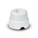 FANTON ceramic socket, white, 2P+T 16A 250V, F84011
