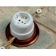 FANTON ceramic socket, white, 2P+T 16A 250V, F84011
