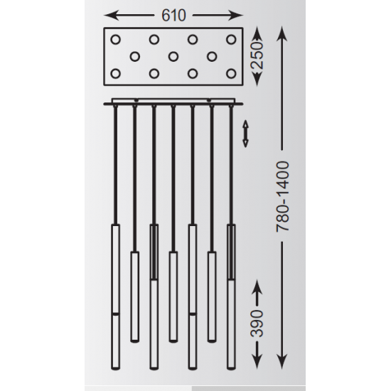 ZUMA LINE подвесной диодный светильник LOYA P0461-11A-B5SC