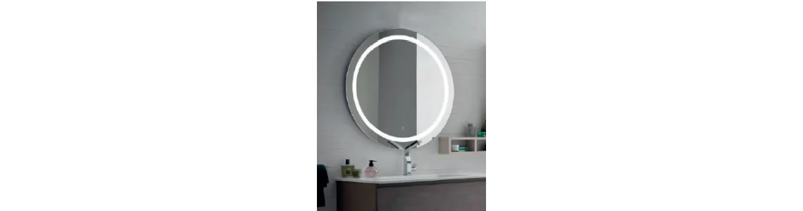 MIRROR WITH DIRECT AND INDIRECT LIGHT MIRROR WITH DIRECT AND INDIRECT LIGHT