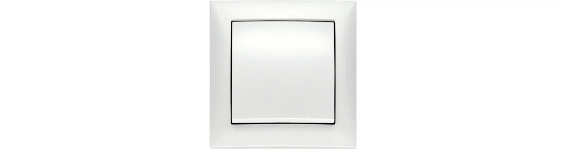 Berker S.1 Plastic, polar white glossy