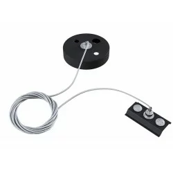 Maytoni pendant for tracks, black, TRA001CW-11B