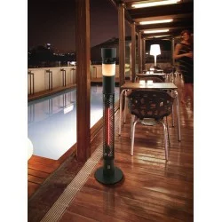 Schuller freestanding outdoor electric heater with Bluetooth speaker, Heat Sound 748719