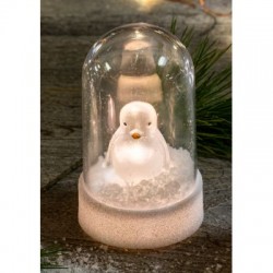 Christmas LED Acrylic Penguin, with 6h Timer, 524758