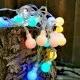 Christmas LED Cherry Ball Light Chain  with remote control, 8 lights modes, 523447 (5,4 m)