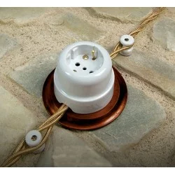 FANTON ceramic insulator, white F84030