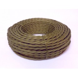 FANTON silk braided wire, brown