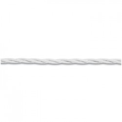 FANTON silk braided wire, white