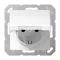 Jung SCHUKO® socket with hinged lid 16A/250V, AS1520BFKLWW