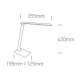 ONE LIGHT LED table lamp 7-step dimmable with USB, 61068/C