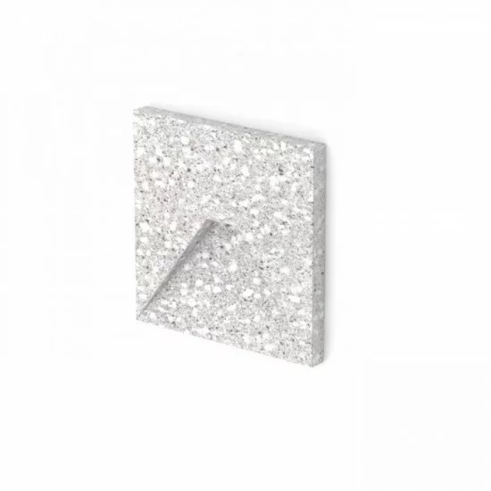RENDL LED recessed stairs light, terazzo decor 3W, 3000K, 220lm CRISPI, R13094