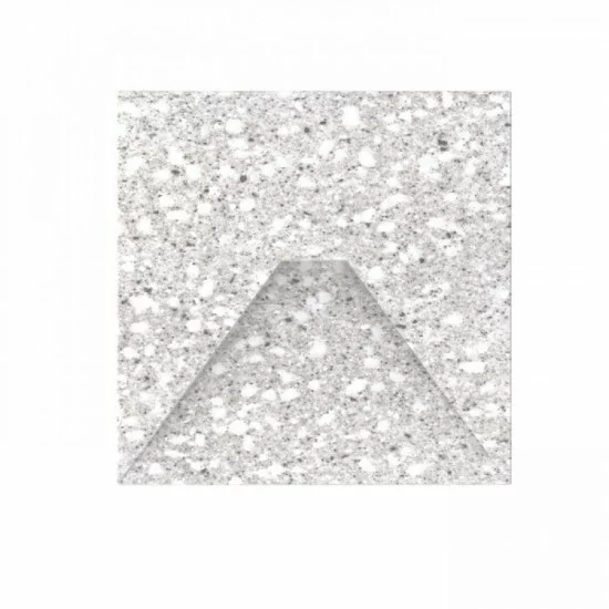 RENDL LED recessed stairs light, terazzo decor 3W, 3000K, 220lm CRISPI, R13094