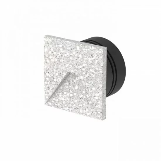 RENDL LED recessed stairs light, terazzo decor 3W, 3000K, 220lm CRISPI, R13094
