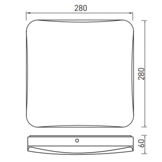 GTV ceiling LED light fixture EMPOLIO LD-EMP24W-40KW, 24W, 4000K GTV ceiling LED light fixture EMPOLIO LD-EMP24W-40KW, 24W, 4000K