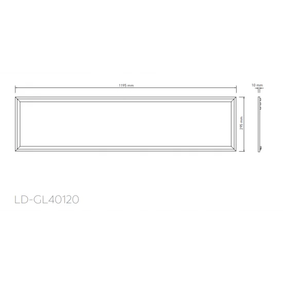 GTV recessed LED light, panel GALAXY 40W, 4000K, 4400lm, LD-GL40120-NB GTV recessed LED light, panel GALAXY 40W, 4000K, 4400lm, LD-GL40120-NB