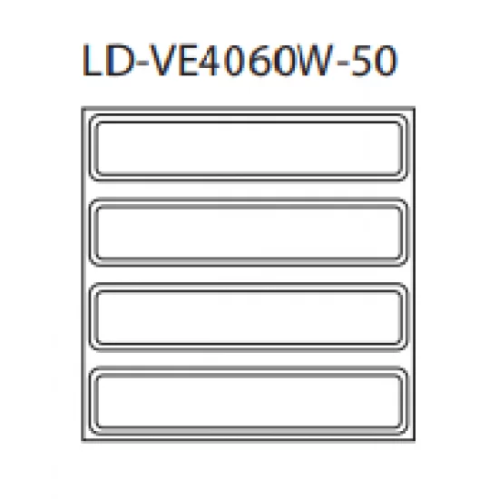 GTV recessed LED light VERONA 50W, 4000K, 5500lm, LD-VE4060W-50 GTV recessed LED light VERONA 50W, 4000K, 5500lm, LD-VE4060W-50