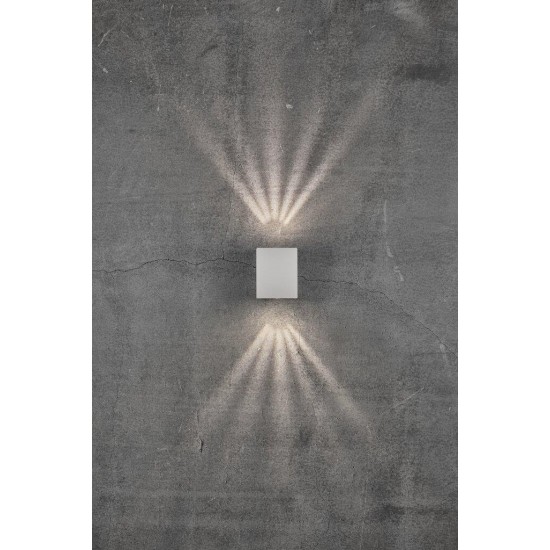 Nordlux outdoor wall LED lamp Canto Kubi 2, 49711001