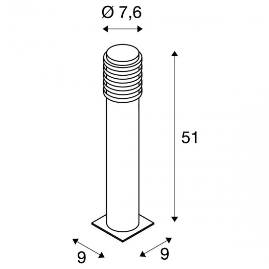 SLV garden luminaire BIG NAILS PLUS 50, 231602