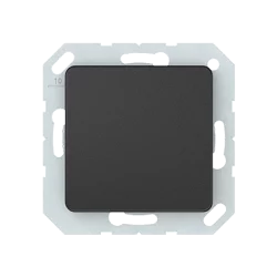 Vilma 2-pole switch with glow lamp insert, P210-010-12an