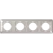 Vilma 4-gang frame, R04ch