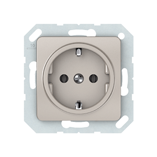 Vilma socket with earthing 16A/205V, RP16-002-02ch
