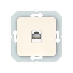 Vilma internet socket (1XRJ45 CAT5E UTP), KLRJ45-15e2-02iv