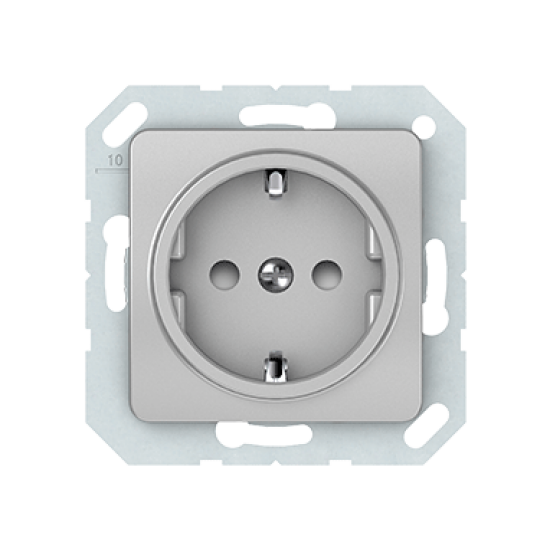 Vilma socket with earthing with child protection16A/205V, RP16-002-22mt