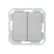 Vilma 2-gang switch insert, P510-020-02mt