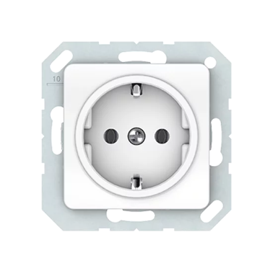 Vilma socket with earthing 16A/205V, RP16-002-02ww Vilma socket with earthing 16A/205V, RP16-002-02ww