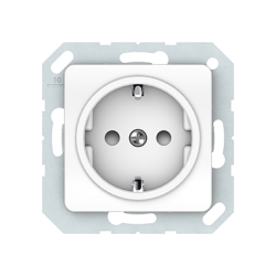 Vilma socket with earthing with child protection16A/205V, RP16-002-22ww
