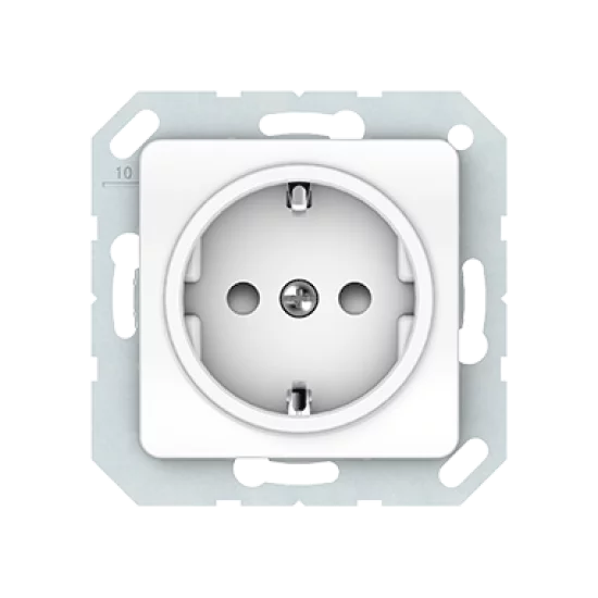 Vilma socket with earthing with child protection16A/205V, RP16-002-22ww Vilma socket with earthing with child protection16A/205V, RP16-002-22ww