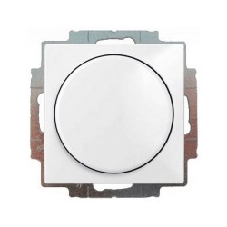 ABB Busch-Dimmer® with cover plate, 60-400W, White Basic55 2251 UCGL-94-507