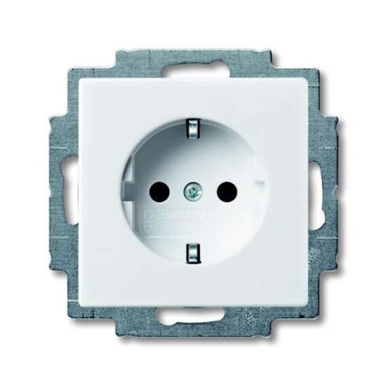 ABB SCHUKO® socket outlet, white Basic55 20 EUC-94-507