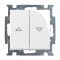 ABB Blind switch with cover SP, switch with interlock, white Basic55 2006/4 UC-94-507