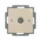 ABB For connection to a TV or FM co-axial aerial lead, ivory Basic55 1743-01-92-507