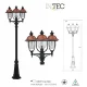 INTEC LIGHT outdoor post, garden luminaire VENEZIA, 3xE27x60W, IP44, LANT-VENEZIA-P3 INTEC LIGHT outdoor post, garden luminaire VENEZIA, 3xE27x60W, IP44, LANT-VENEZIA-P3