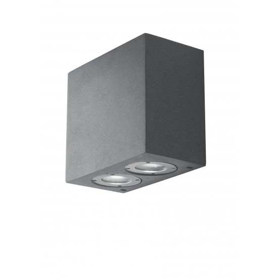 INTEC LIGHT outdoor concrete wall light ETNA, 4xGU10x35W, IP65, I-ETNA-AP4