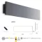INTEC LIGHT outdoor concrete wall light PARKER, LED, 16.9W, 4000K, 1000lm, LED-PARKER-AP50 GR
