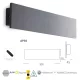 INTEC LIGHT outdoor concrete wall light PARKER, LED, 8.6W, 4000K, 512lm, LED-PARKER-AP30 GR