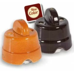FANTON ceramic 2-way switch, terracotta, 10AX, 250V, F84001TC