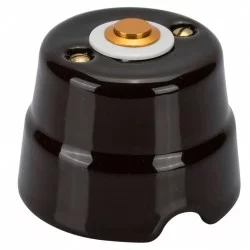 FANTON ceramic brass button, brown, 2A, 48V, F84003BW