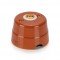 FANTON ceramic brass button, terracotta, 2A, 48V, F84003TC