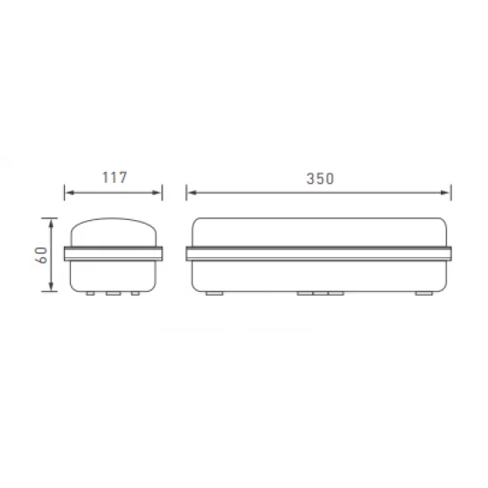 GTV Surface Emergency fixture LED, 3W, 6400K, 3h, IP65, LD-TERNO3-00, TEST button GTV Surface Emergency fixture LED, 3W, 6400K, 3h, IP65, LD-TERNO3-00, TEST button