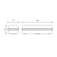 GTV Surface Emergency fixture LED, 3W, 6400K, 3h, IP65, LD-TERNO3-00, TEST button GTV Surface Emergency fixture LED, 3W, 6400K, 3h, IP65, LD-TERNO3-00, TEST button