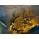 Christmas LED - Glass Moon with Light Chain “Morning Dew“ and 6h timer, 524710