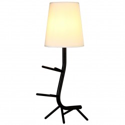 MANTRA table lamp 1xE27xmax20W, IP20, black, CENTIPEDE 7251