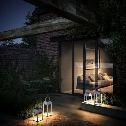 MANTRA portable outdoor solar table lamp SAPPORO, LED, 3W, 3000K, 238lm, 7090
