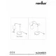 Nordlux table lamp Alexander, white, 1xE27x15W, 48635001 Nordlux table lamp Alexander, white, 1xE27x15W, 48635001
