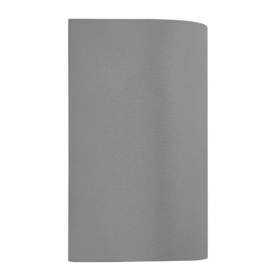 Nordlux outdoor wall light Canto Maxi 2, GU10, 2x28W, IP44, grey, 49721010 Nordlux outdoor wall light Canto Maxi 2, GU10, 2x28W, IP44, grey, 49721010