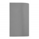 Nordlux outdoor wall light Canto Maxi 2, GU10, 2x28W, IP44, grey, 49721010